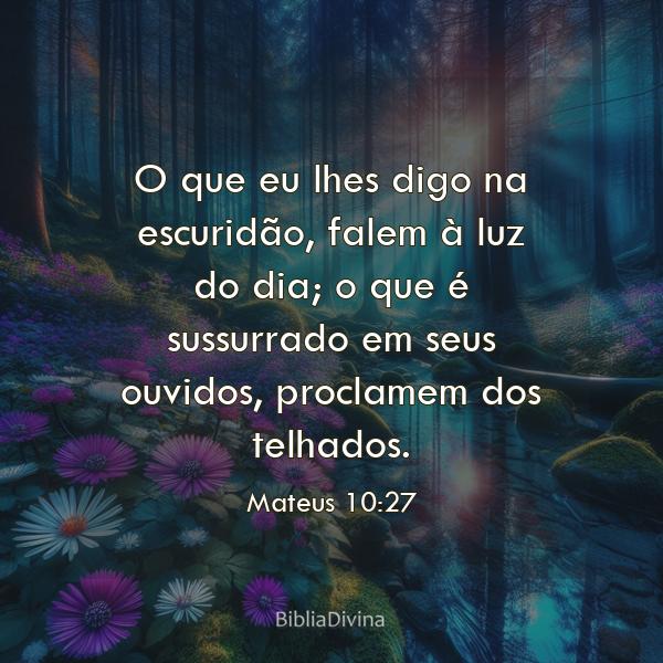 Mateus 10:27