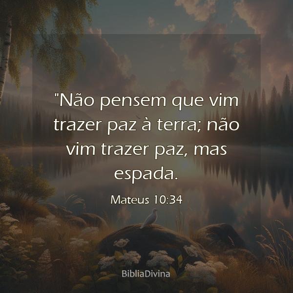 Mateus 10:34