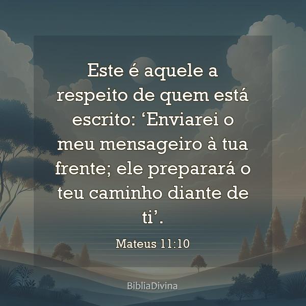 Mateus 11:10