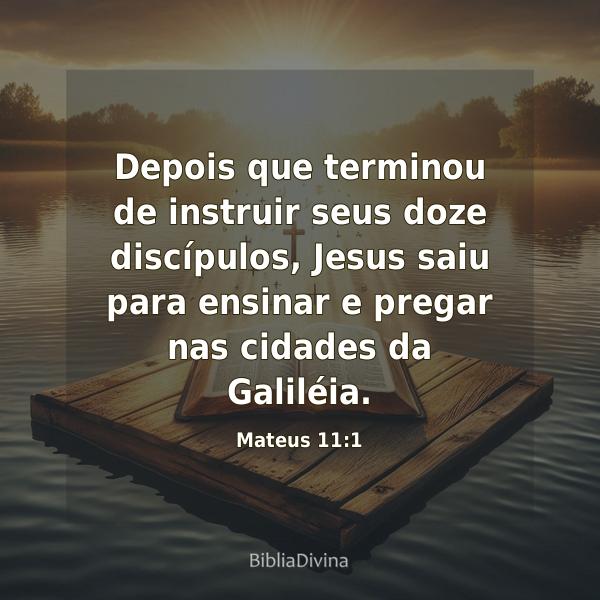 Mateus 11:1