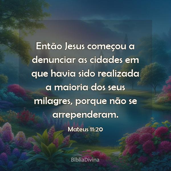 Mateus 11:20