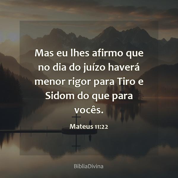 Mateus 11:22