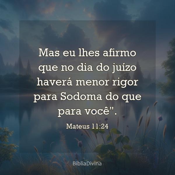 Mateus 11:24