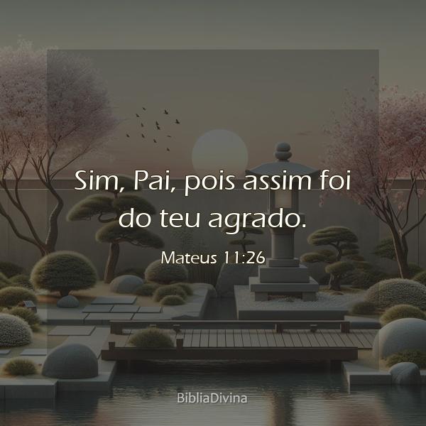 Mateus 11:26