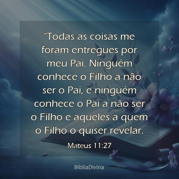 Mateus 11:27