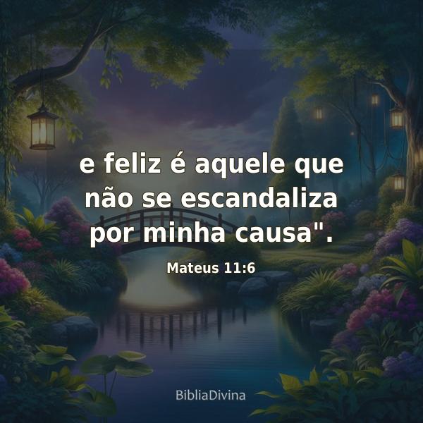 Mateus 11:6