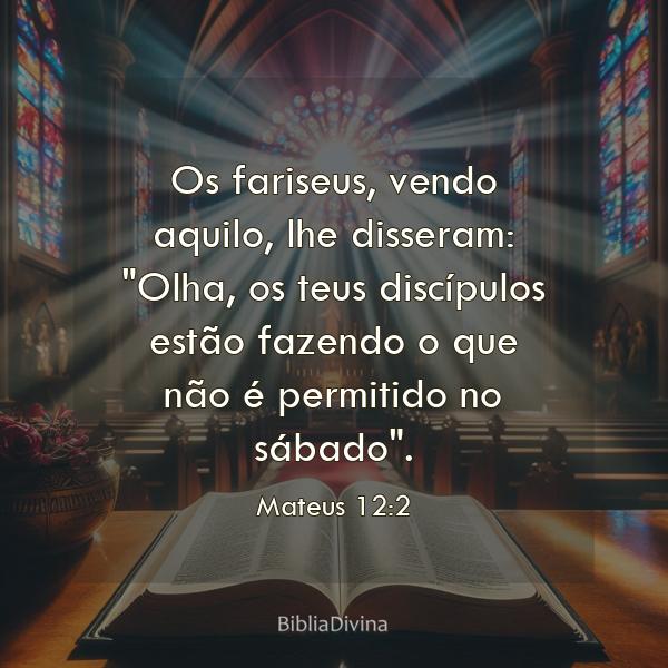 Mateus 12:2