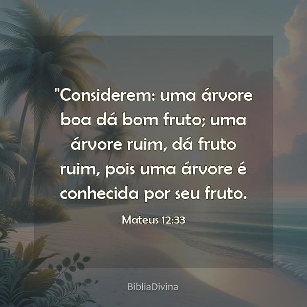 Mateus 12:33