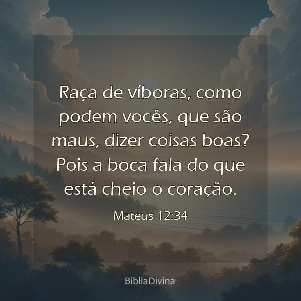 Mateus 12:34