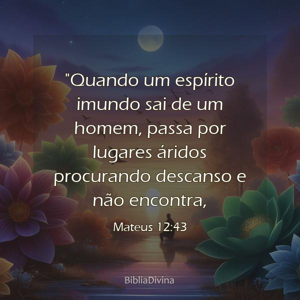 Mateus 12:43