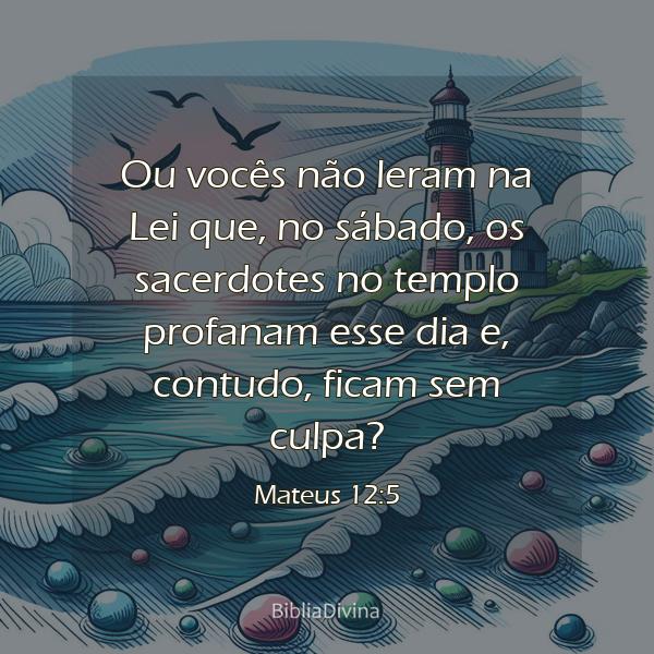 Mateus 12:5