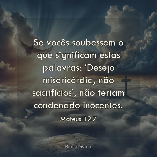 Mateus 12:7