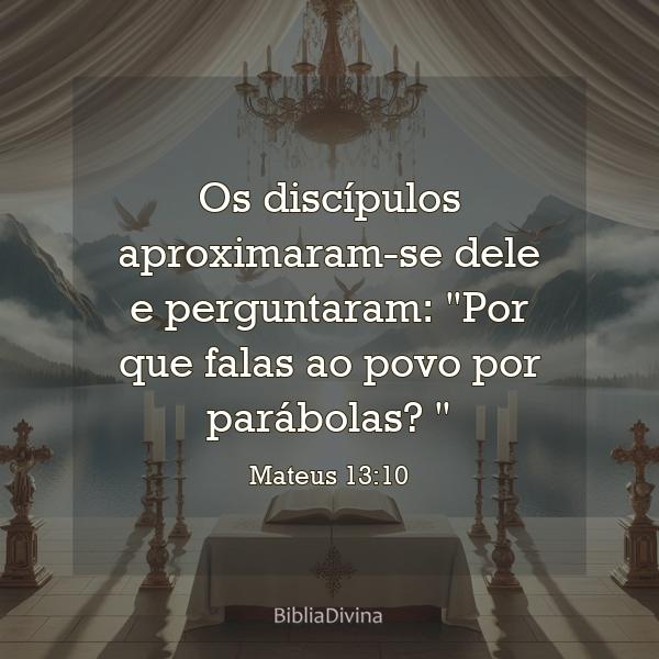 Mateus 13:10