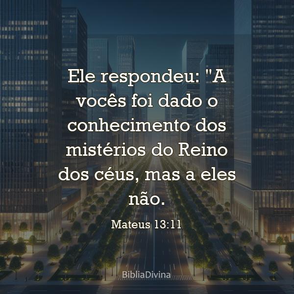 Mateus 13:11