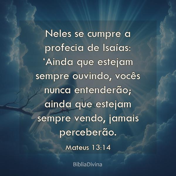 Mateus 13:14