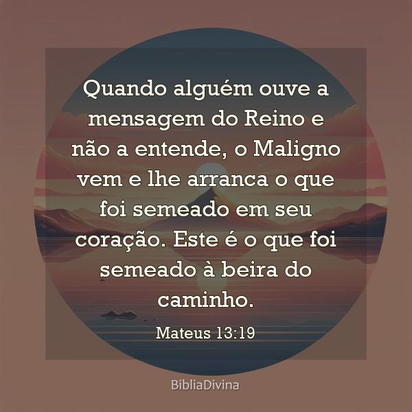 Mateus 13:19