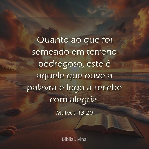 Mateus 13:20