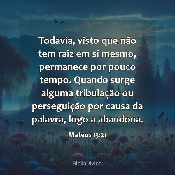 Mateus 13:21