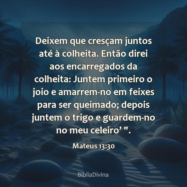 Mateus 13:30