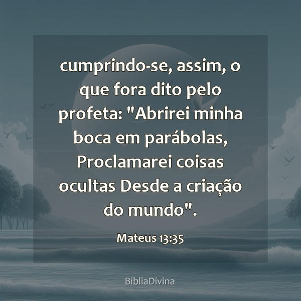 Mateus 13:35