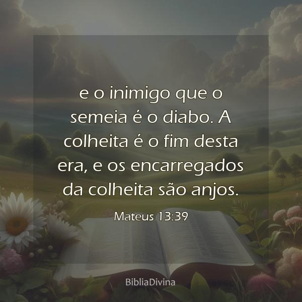 Mateus 13:39