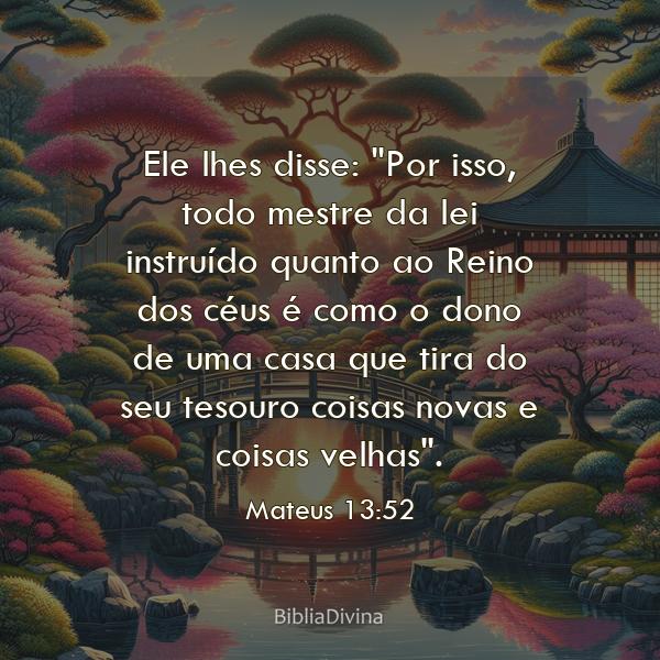 Mateus 13:52