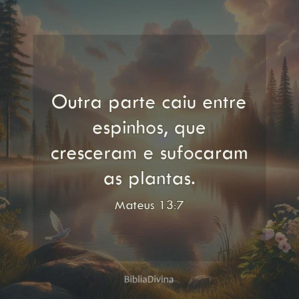 Mateus 13:7