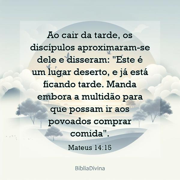 Mateus 14:15