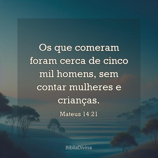 Mateus 14:21