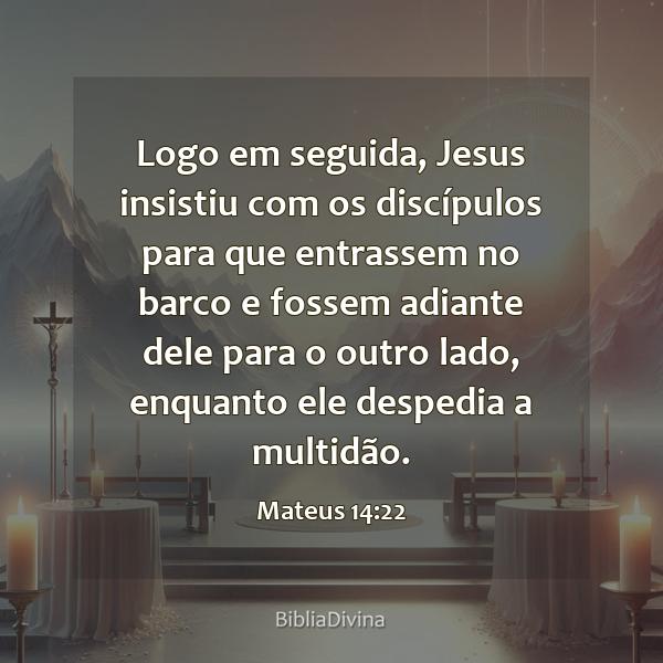 Mateus 14:22