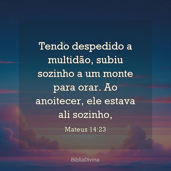 Mateus 14:23