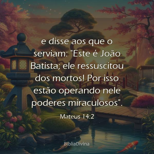 Mateus 14:2