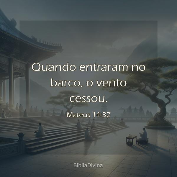 Mateus 14:32