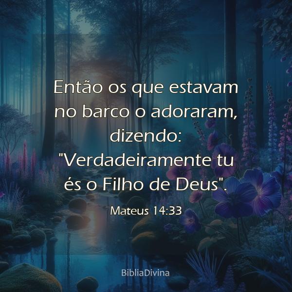 Mateus 14:33