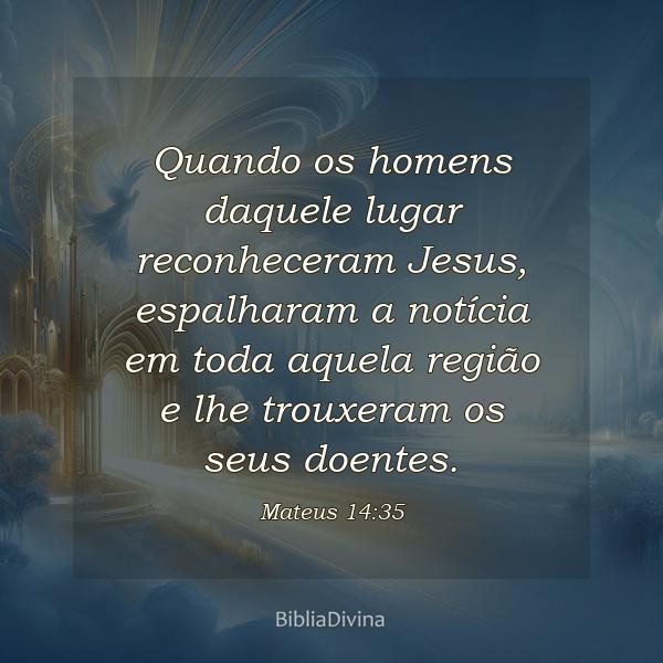 Mateus 14:35