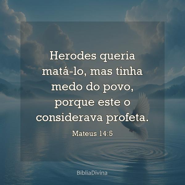 Mateus 14:5