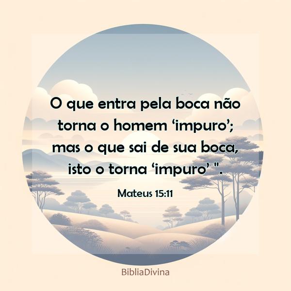 Mateus 15:11