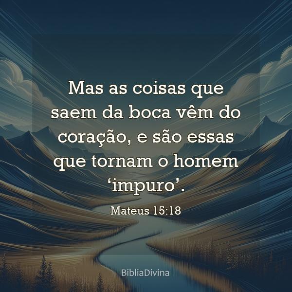 Mateus 15:18