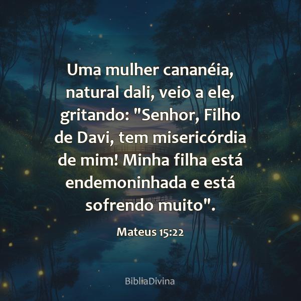 Mateus 15:22