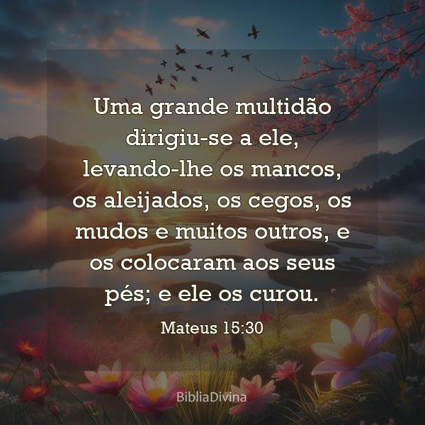 Mateus 15:30