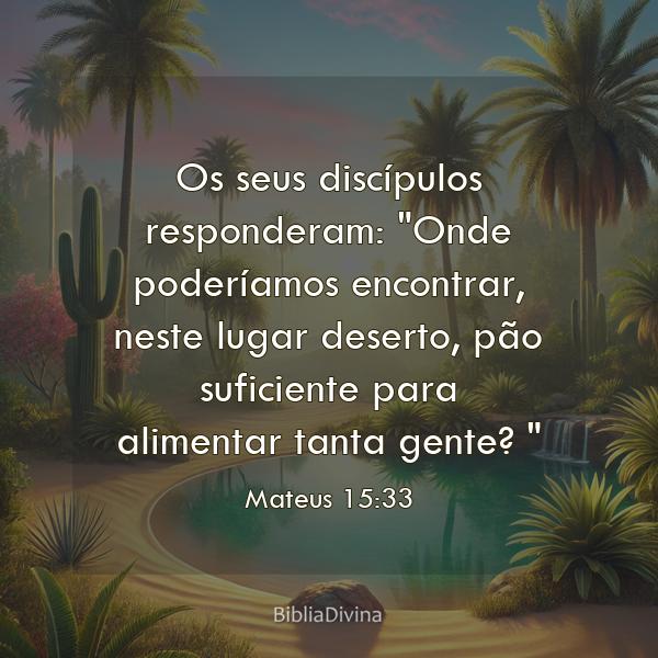 Mateus 15:33