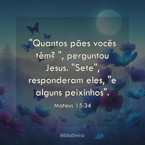 Mateus 15:34