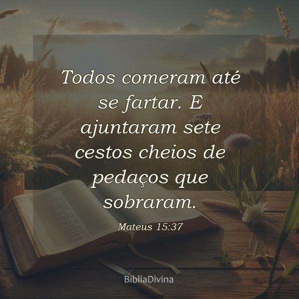 Mateus 15:37