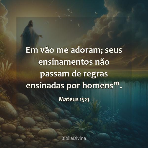 Mateus 15:9