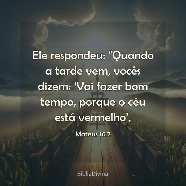 Mateus 16:2