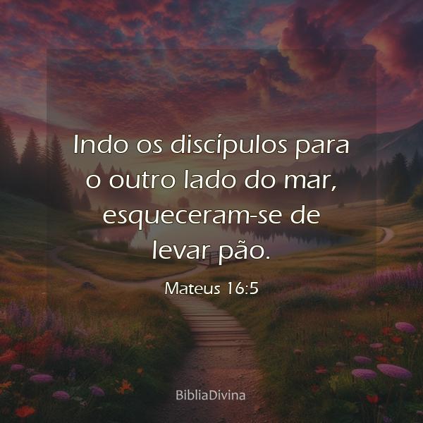 Mateus 16:5