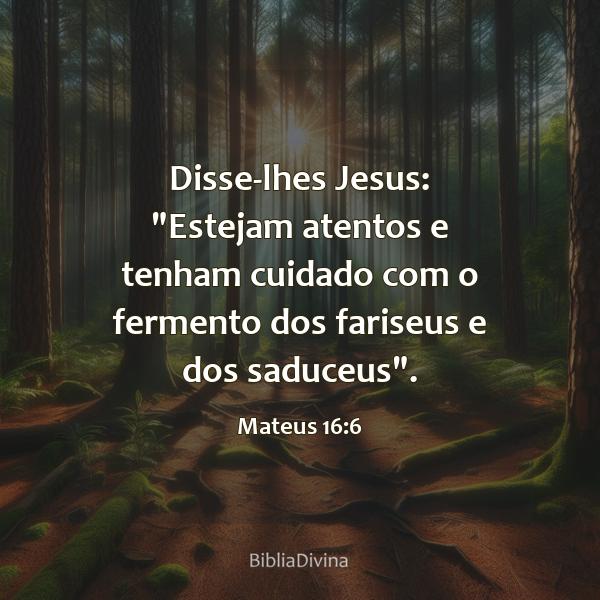 Mateus 16:6