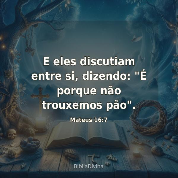 Mateus 16:7