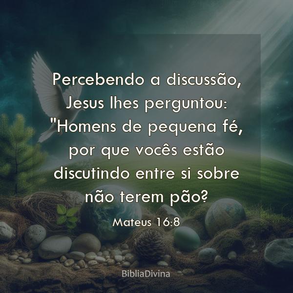 Mateus 16:8