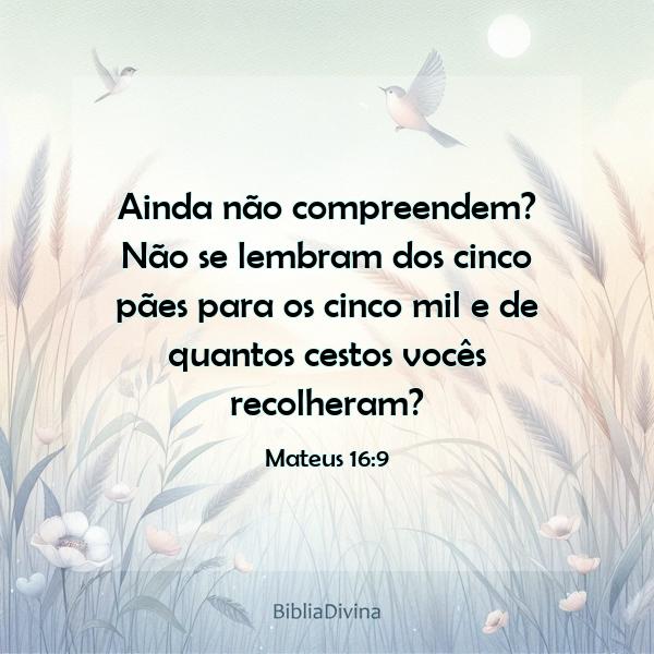 Mateus 16:9